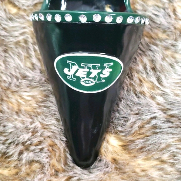 New York Jets Decorative Shoe Wine Bottle Holder - Picture 6 of 8